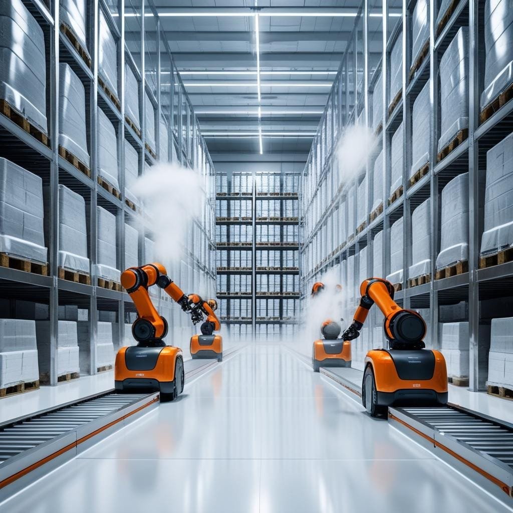 cold storage automation, referigerated warehouse