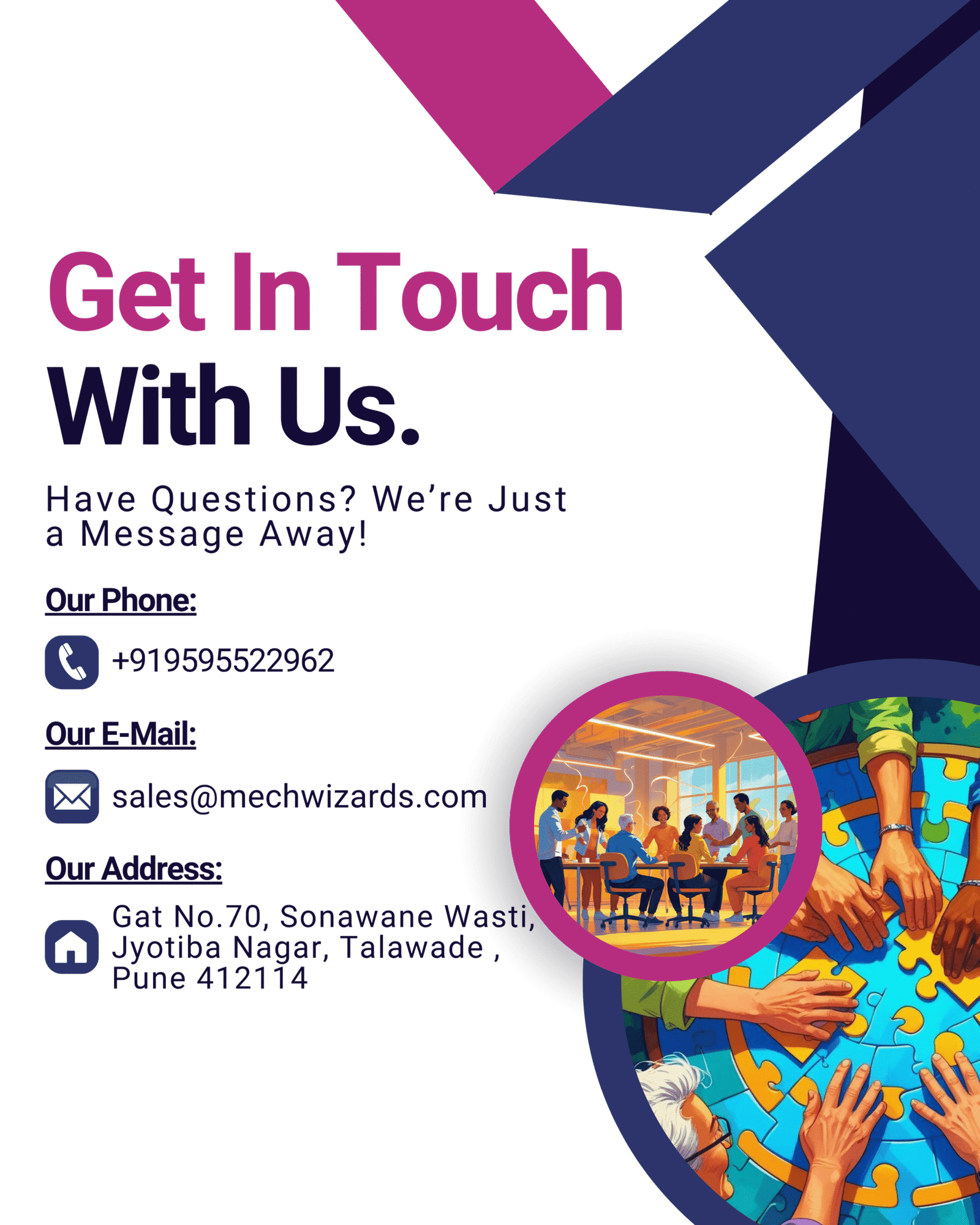 contact details for mech wizards a warehouse autmation company