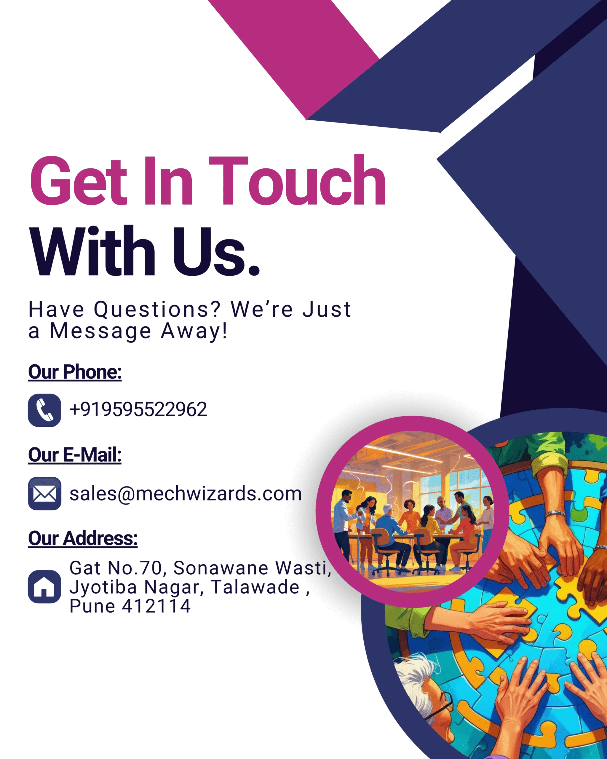 contact details for mech wizards a warehouse autmation company