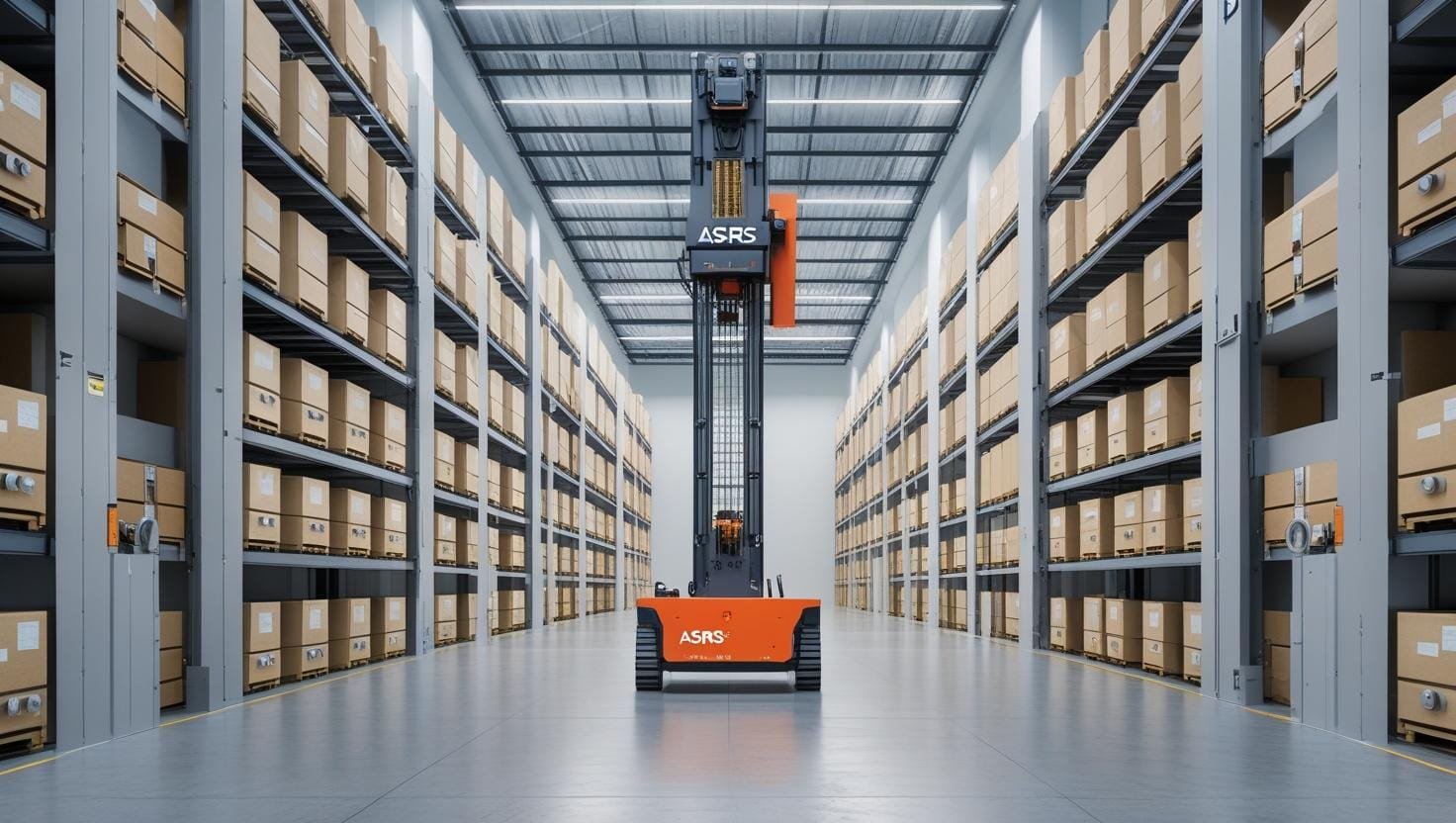 asrs stacker crane for document storage ,high bay warehouse